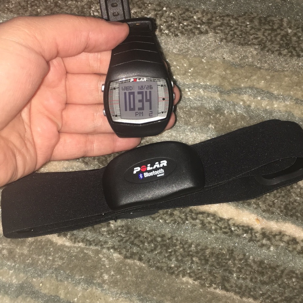 Polar FT40 watch with Bluetooth band
